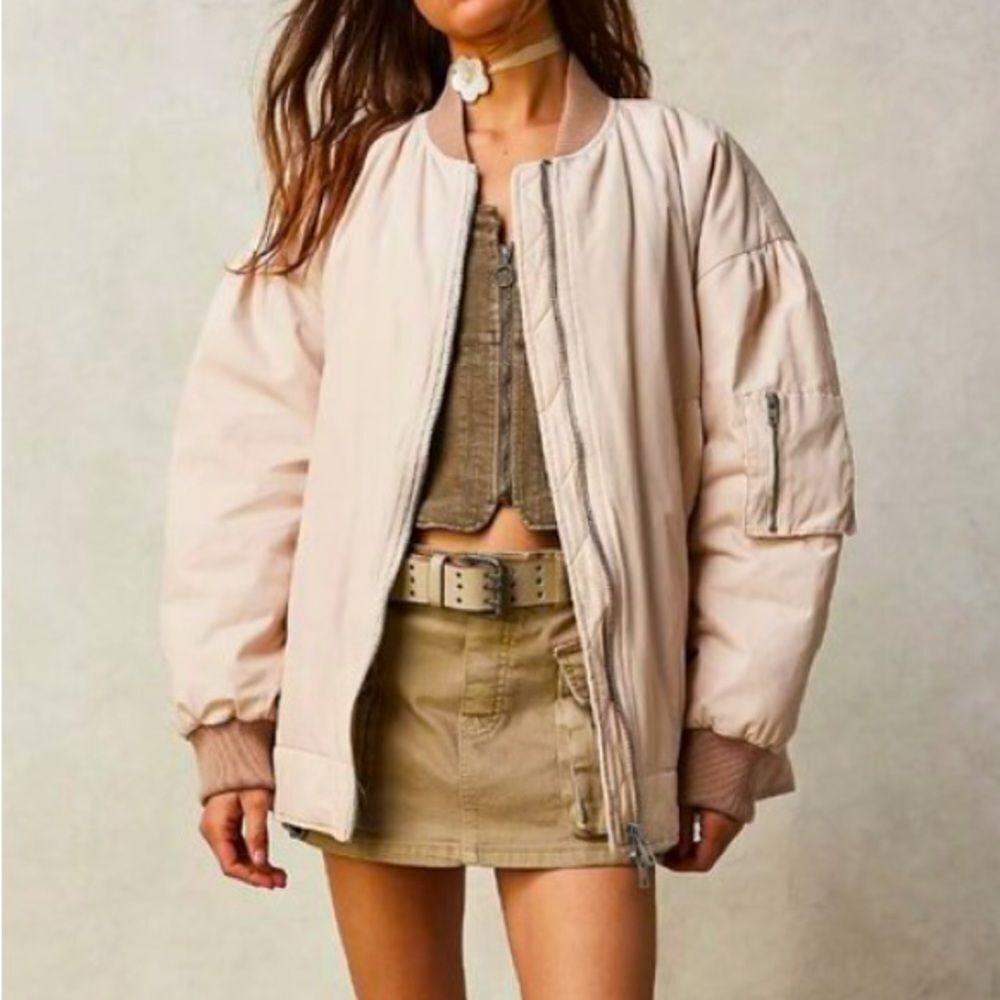 We The Free Becca Bomber Jacket size M